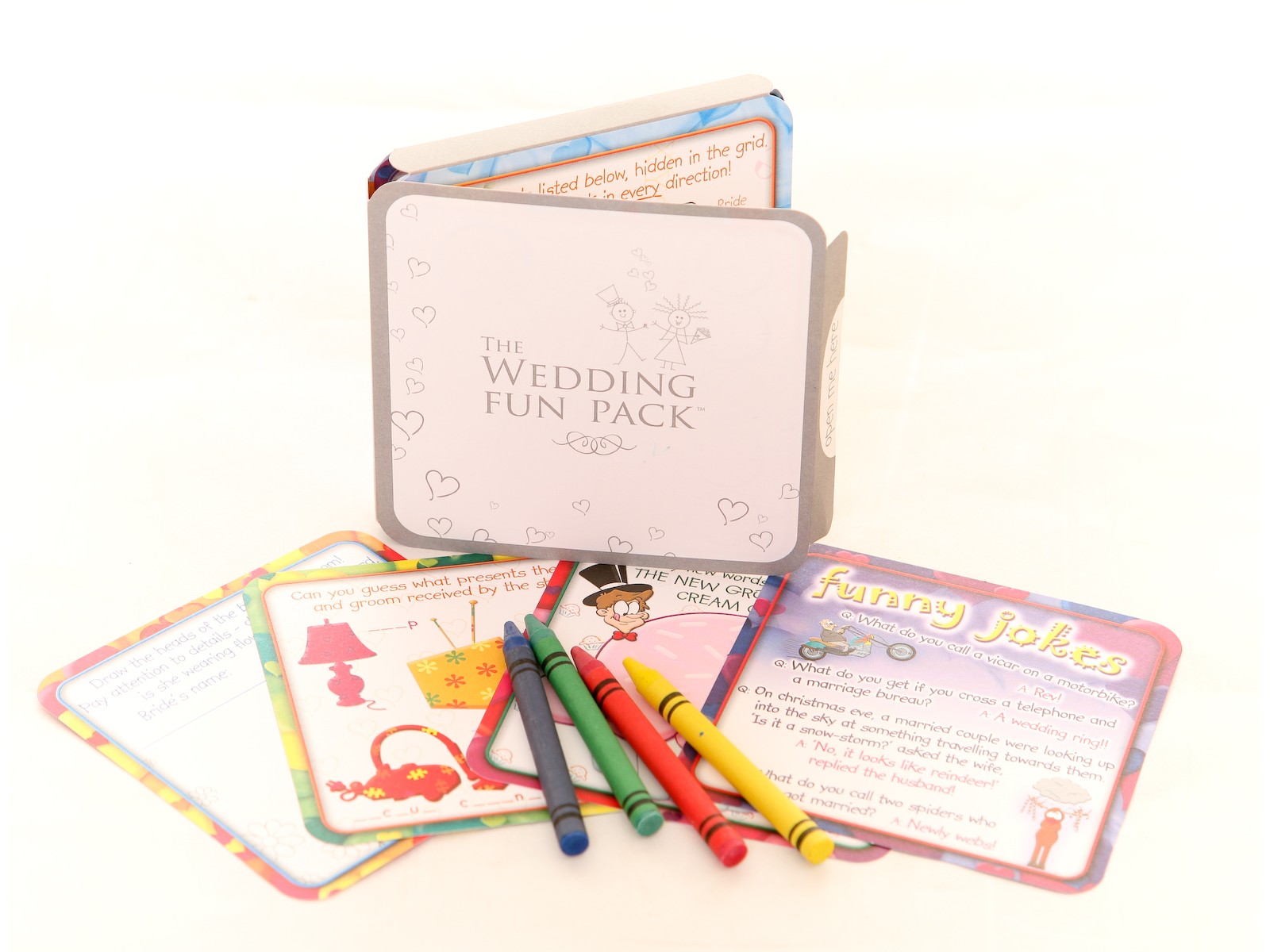 Wedding fun pack and contents